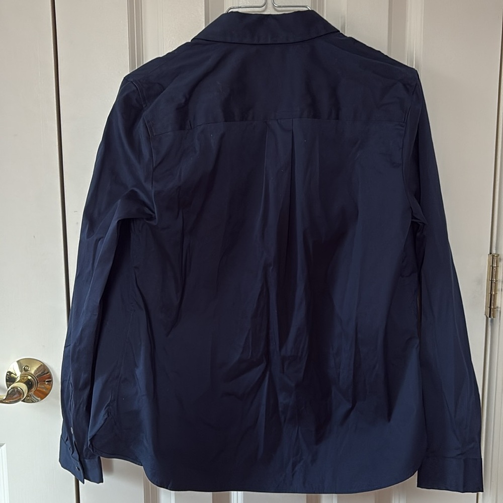 Banana Republic Navy Button-Up Shirt - Picture 2 of 6